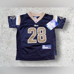 NWT Reebok On Field NFL St Louis Rams #38 Marshall Faulk Jersey